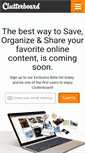 Mobile Screenshot of clutterboard.com